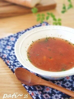 忙しい日の✿トマトスープ♬-レシピのメイン写真