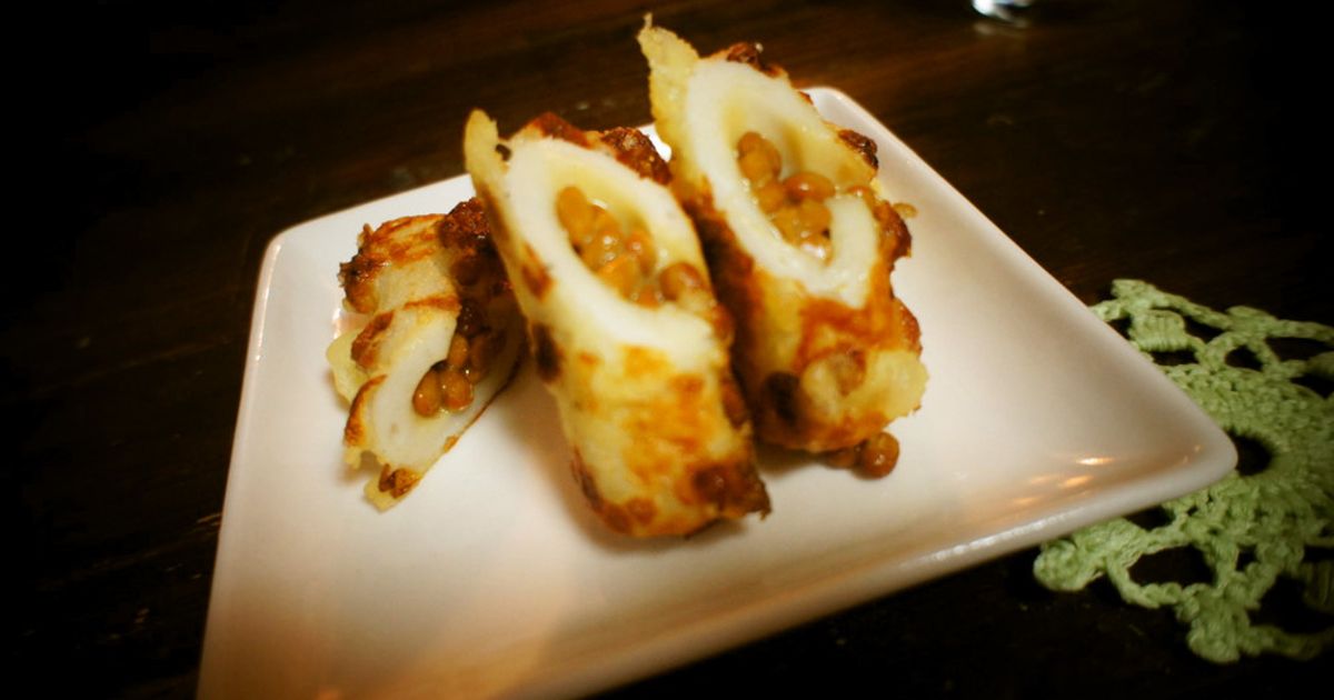 おつまみに☆ちくわ納豆天 by サリィ♪ 【クックパッド】 簡単おいしい