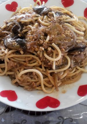 ヘルシー★白滝入ボロネーゼ風パスタ-レシピのメイン写真