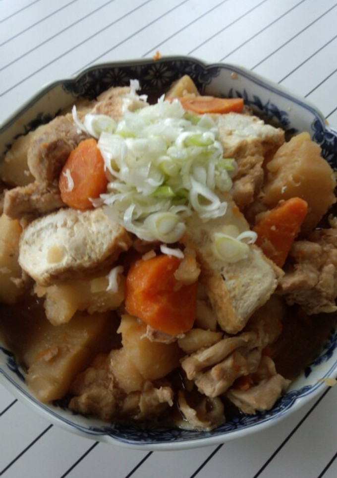 鶏肉とメークインと人参の煮物-レシピのメイン写真