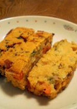 主食向け☆たっぷりお野菜のパウンドケーキ!ダイエット仕立て★イタリアン★-レシピのメイン写真
