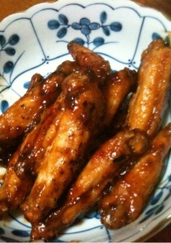 手羽先の照り煮♪簡単甘辛ダレ-レシピのメイン写真
