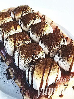 チョコ&苺ソースのマシュマロトースト-レシピのメイン写真