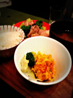 超時短! 一品欲しい時のかぼちゃサラダ-レシピのメイン写真