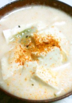 九陽　豆腐入り胡麻油香る醤油風味豆乳汁-レシピのメイン写真