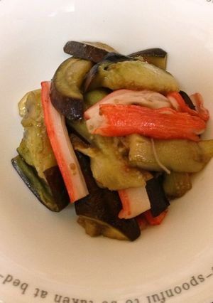 なすとカニカマの炒め物-レシピのメイン写真