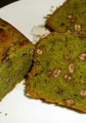 抹茶のパウンドケーキ小豆入り♪-レシピのメイン写真