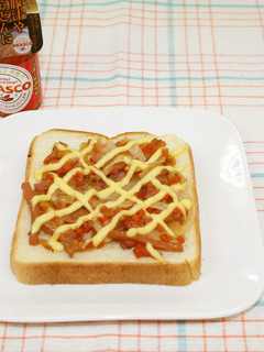 焼飯の素で驚きのピザトースト!!-レシピのメイン写真