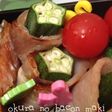 お弁当に☆オクラのベーコン巻き☆