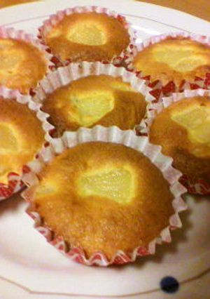 梨のカップケーキ-レシピのメイン写真