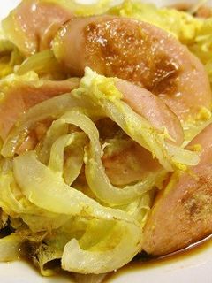 ポン酢で魚肉ソーセージの卵とじ-レシピのメイン写真
