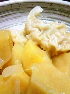 アレンジ!冷凍餃子肉じゃが風煮-レシピのメイン写真