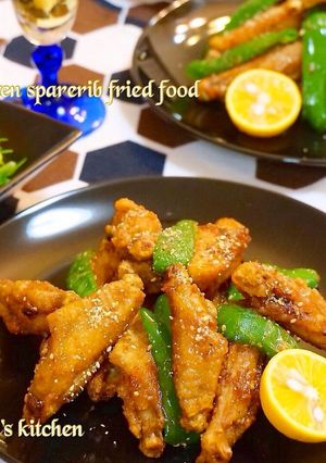 激うま♡鶏のピリ辛手羽揚げ！-レシピのメイン写真