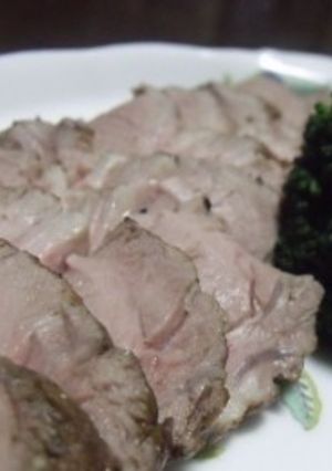 朝に仕込んで♪豚ロースのほうじ茶煮-レシピのメイン写真