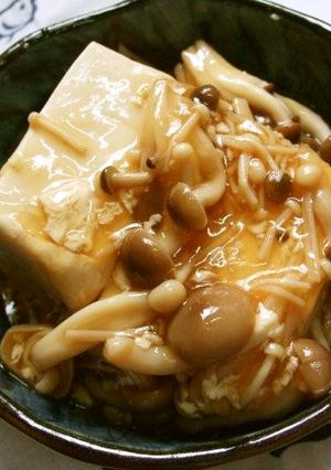 簡単！ヘルシー！豆腐のきのこあんかけ-レシピのメイン写真