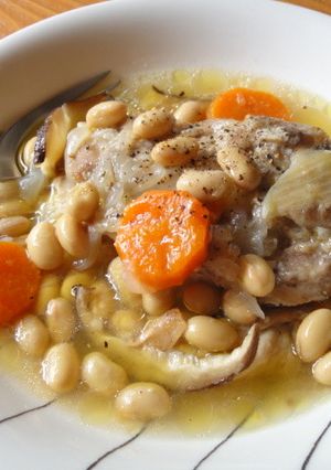 ごちそうスープ☆塩麹鶏肉と大豆-レシピのメイン写真