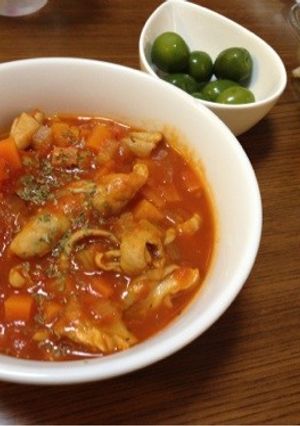 豚モツでトリッパ風～イタリア風煮込み-レシピのメイン写真