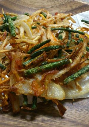 米粉でサックリ　野菜のかき揚げ-レシピのメイン写真