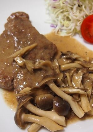 クリームソースのステーキ-レシピのメイン写真