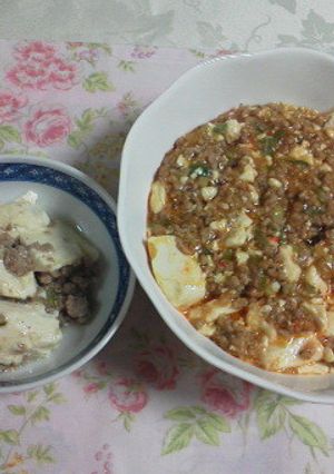 旨辛!簡単麻婆豆腐+子供分も-レシピのメイン写真