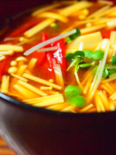 完熟トマトのお味噌汁-レシピのメイン写真