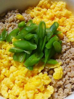 三色そぼろ丼-レシピのメイン写真
