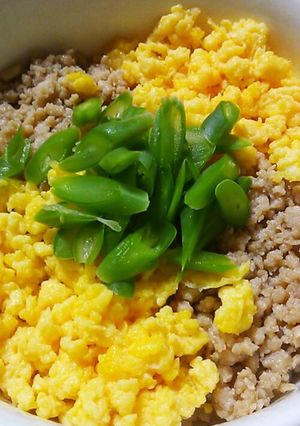 三色そぼろ丼-レシピのメイン写真