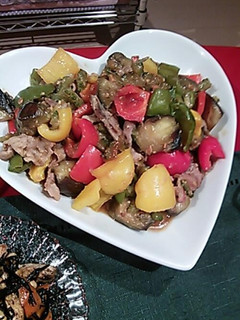 ご飯が進む☆茄子とゴーヤの甘味噌炒め-レシピのメイン写真