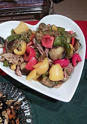 ご飯が進む☆茄子とゴーヤの甘味噌炒め-レシピのメイン写真