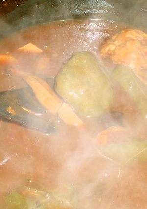ピーマンの肉詰め　デミグラスソース煮込み-レシピのメイン写真