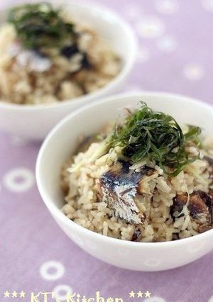 オイルサーディンとミョウガの炊き込みご飯-レシピのメイン写真