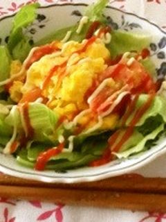 トマトチーズ卵とじ-レシピのメイン写真