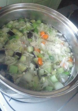 塩麹入り野菜ｽｰﾌﾟ-レシピのメイン写真
