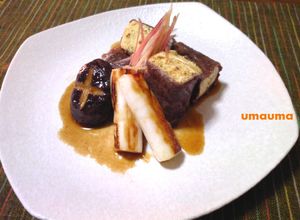 薄切り牛ロースの豆腐ステーキ-レシピのメイン写真
