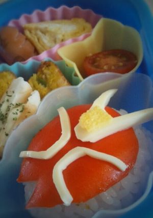 ☆簡単☆仮面ライダーウィザード弁当-レシピのメイン写真