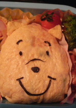 くまのぷーさん　弁当-レシピのメイン写真