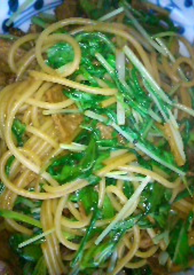 豚のしょうが焼きリメイク☆簡単パスタ♪-レシピのメイン写真