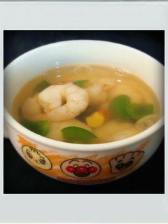 ■糖質制限■エビピラフ味スープ簡単ランチ-レシピのメイン写真