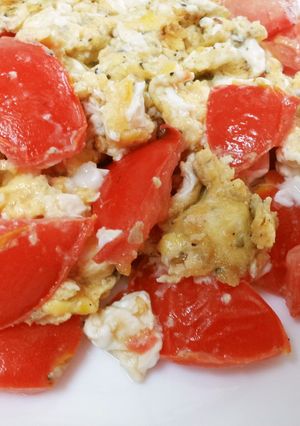 卵のトマトの炒めもの（ナンプラーで★）-レシピのメイン写真