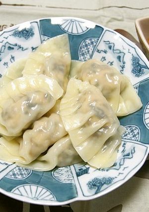 あらめと鶏ひき肉の水餃子-レシピのメイン写真