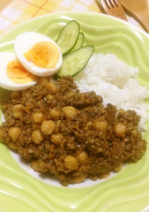 ひよこ豆のドライカレー-レシピのメイン写真