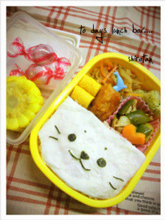 しろたん キャラ弁-レシピのメイン写真