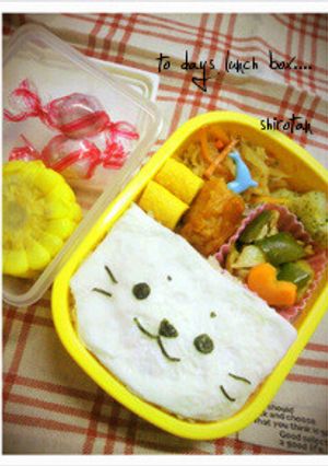 しろたん キャラ弁-レシピのメイン写真