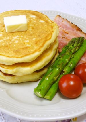 ずっしり満足感★　朝食パンケーキ-レシピのメイン写真