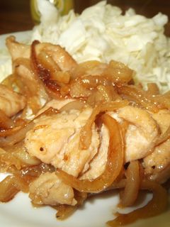 鳥のムネ肉でヘルシーな生姜焼き-レシピのメイン写真