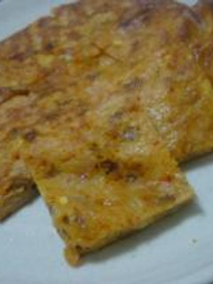 納豆キムチちぢみ-レシピのメイン写真