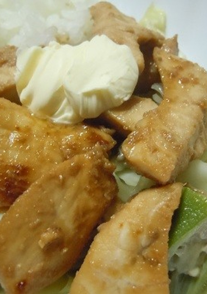 メカジキのタレ焼き♪野菜添え-レシピのメイン写真