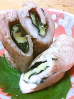 レンジで簡単!鶏ささみのチーズロール-レシピのメイン写真