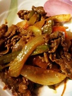 牛肉のカレーケチャップ炒め-レシピのメイン写真