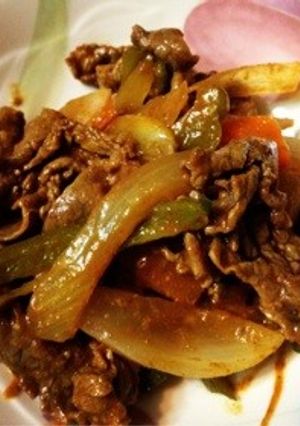 牛肉のカレーケチャップ炒め-レシピのメイン写真